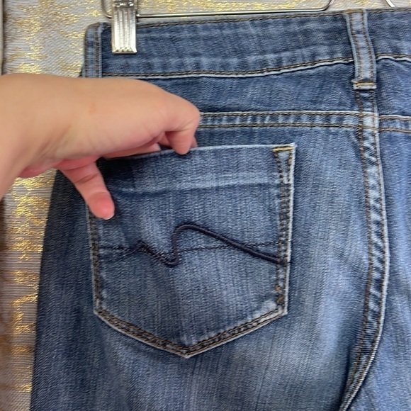 MAKERS Of True Originals Medium Blue Wash Straight Ankle Jeans Size 29 - Picture 8 of 15